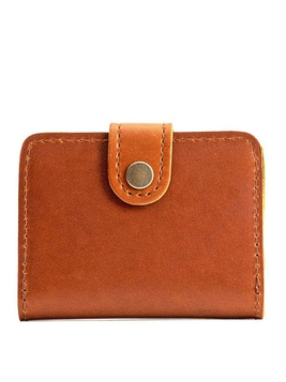 PORTLAND LEATHER GOODS Honey Mini Bifold Wallet Full Grain Leather
